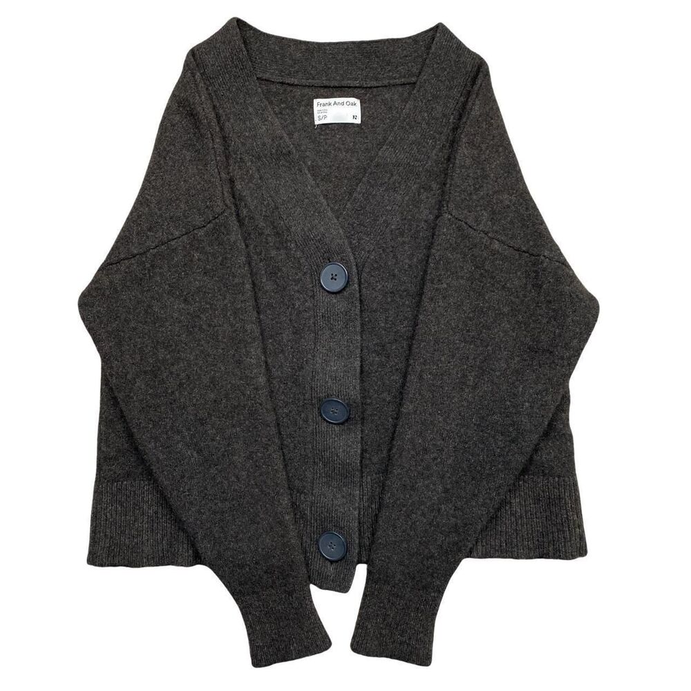 Frank-and-oak Women's Brown and Green Jumper